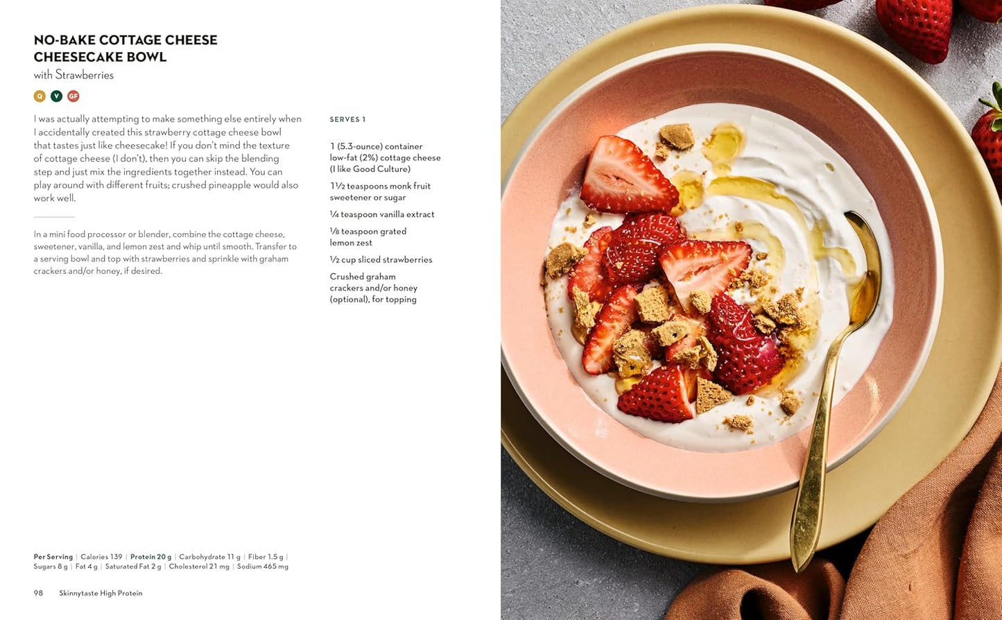 Skinnytaste High Protein: 100 Healthy, Simple Recipes to Fuel Your Day: A Cookbook