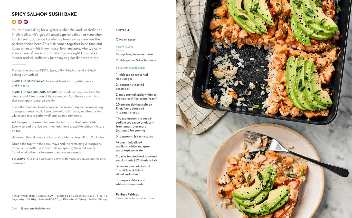 Skinnytaste High Protein: 100 Healthy, Simple Recipes to Fuel Your Day: A Cookbook